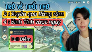 Sự kiện Trở về tuổi thơ game Genshin Impact| Xuyên Qua Rừng rậm | bình tĩnh vượt nguy