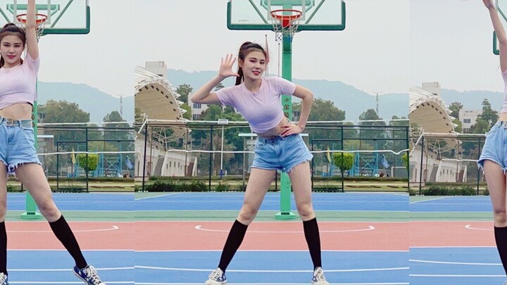 【BoomClap】Menari di lapangan basket sekolah! Layar vertikal ekor kuda tinggi muda [Fenix]