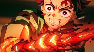 MOMEN TANJIRO VS AKAZA FULL FIGHT