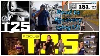 ROAD TO RECOVERY (vlog12) T25 Exercise and Cycling Indoors