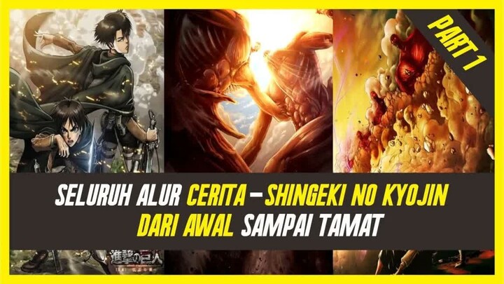 Seluruh Alur Cerita Attack On Titan  -  Shingeki No Kyojin Dari Awal - Sampai Tamat Part 1 (1 - 2)