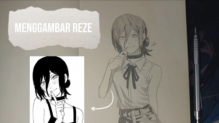 Menggambar Reze | Chainsaw Man
