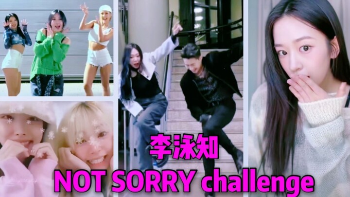 【หลี่ หย่งจือ】รวมคลิปชาเลนจ์เต้นเพลง NOT SORRY (โปรดักชั่นโดย Slom) ☞ อ๊ะ! ไปเจออันยูจิน ลูกคนเล็กขอ