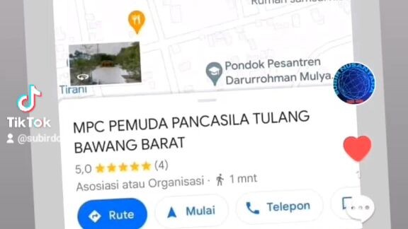 pemuda pancasila MPC tulang bawang barat lampung
