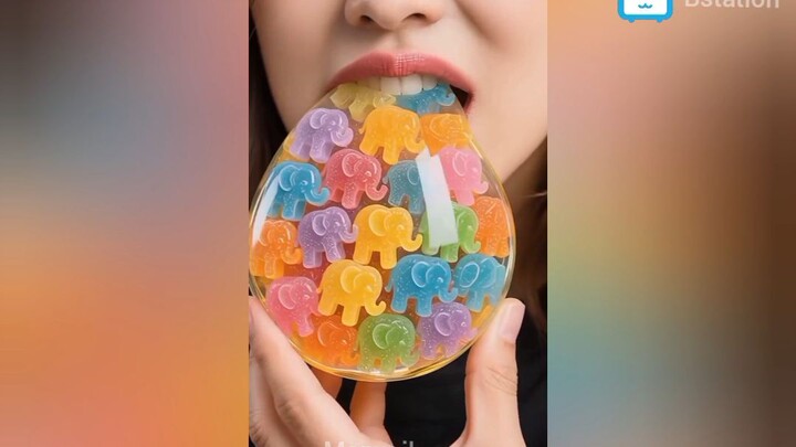 [ASMR ]Jelly karakter gajah , Yummy!!!