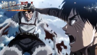 Eren vs Bertholdt - Attack on Titan Epic Scenes [Season 3 Episode 17]