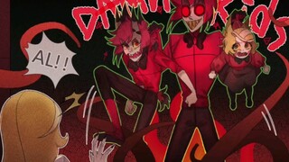 [Hazbin Hotel Comic Dub] Family Drawing (Charlastor Family)