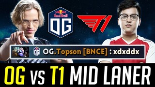 Topson vs. Karl Mid Lane - OG vs. T1
