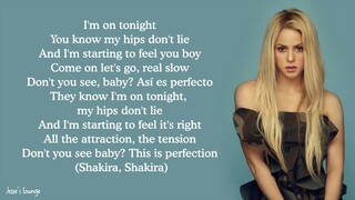 Shakira - Hips Don't Lie (Lyrics) ft. Wyclef Jean
