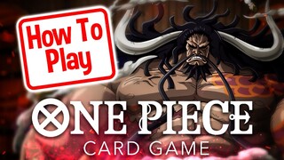 How To Play ONE PIECE Card Game! Official Rules Revealed!
