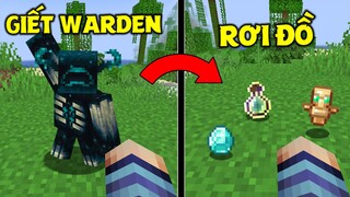 CÁCH TIÊU DIỆT WARDEN SẼ RƠI RA VẬT PHẨM TRONG MINECRAFT !! WARDEN RƠI RA KIM CƯƠNG ??*