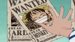 luffy menjadi buronan