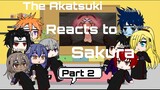 The Akatsuki reacts to Sakura part 2 | Luna Gacha