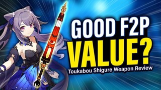TOUKABOU SHIGURE REVIEW! How it Works, Best Users, Iron Sting Comparison | Genshin Impact 3.3