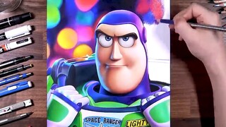 Drawing Toy Story_ Buzz Lightyear _ Part 5