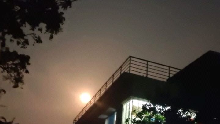 night view like beautiful moon
