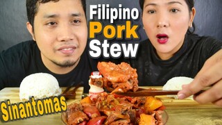 Filipino Pork Stew (Sinantomas) / Must Try Filipino Food / Bioco Food Trip