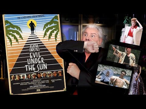 CLASSIC MOVIE REVIEW Agatha Christie’s EVIL UNDER THE SUN -STEVE HAYES Tired Old Queen at the Movies