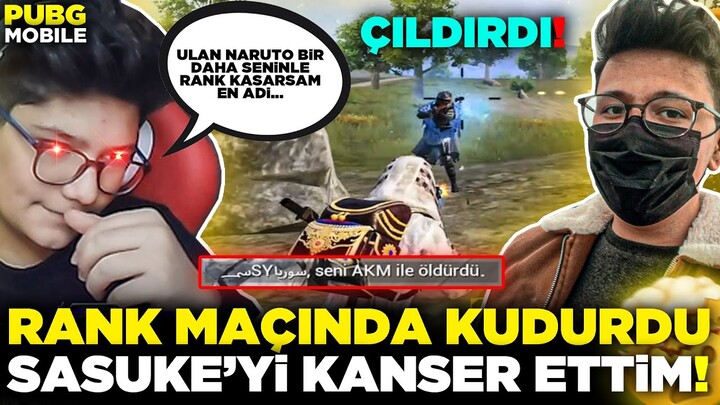 SASUKE'Yİ KIŞKIRTTIM!! ÇILDIRDI! 🤬 RANK MAÇINDA YARGI DAĞITTIK Pubg Mobile