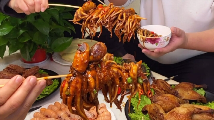 Cách làm bạch tuộc tê cay phiên bản gia đình, cảm ơn sự ủng hộ của các bạn bè