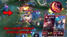 LING + ANGELA META TERKUAT SEKARANG? GUA BANTAI PAKE NATAN JUNGLER !! TOP GLOBAL NATAN | MLBB