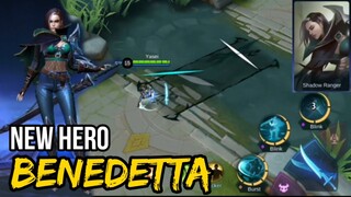 FIRST LOOK ON NEW ASSASIN HERO BENEDETTA | MOBILE LEGENDS