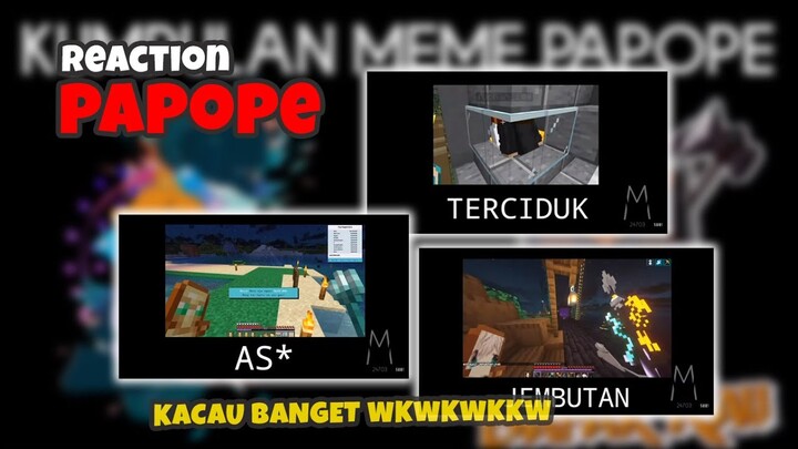 BANG TAU KARTU AS YOU GAK? WKWKW - REACTION MEME PAPOPE