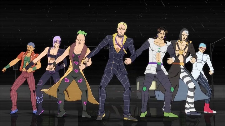 [JOJO's Wonderful MMD] After signing the busking contract, the assassination team has funds★MIC DROP