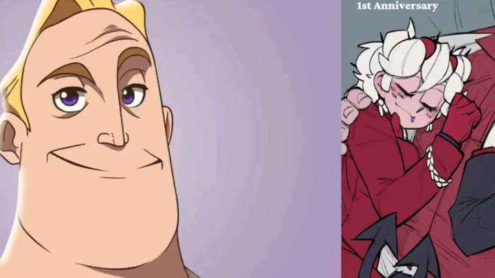 ปฏิกิริยาของ Mr. Incredible ต่อแฟนอาร์ต Helltaker