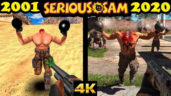 Evolution of Serious Sam games 💣 (2001-2020)