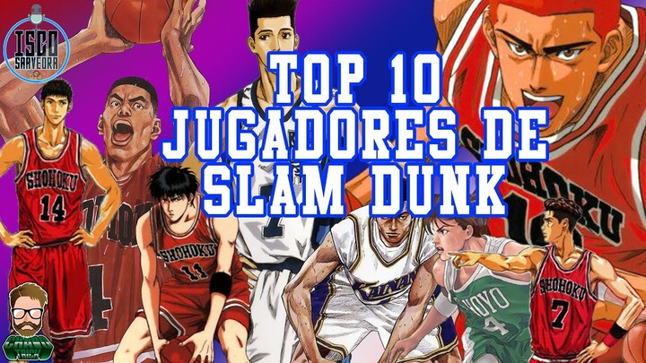 Top 10: Los mejores jugadores de Slam Dunk (ANIME)