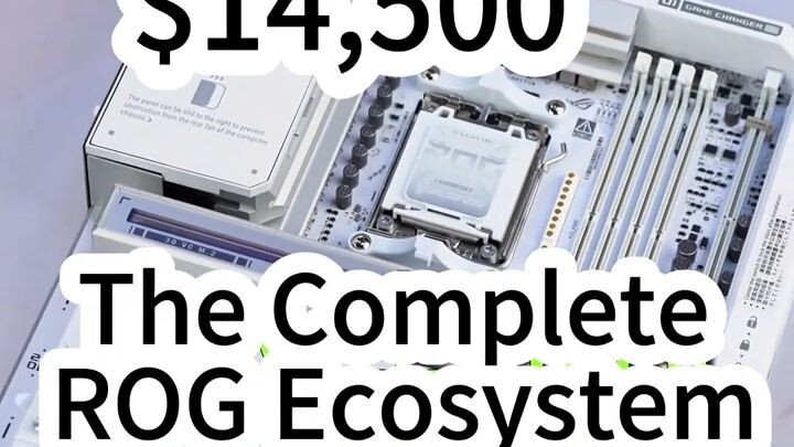 ASMR Immersive PC building——The Complete ROG Ecosy