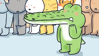 [Little Spear Zoo] The little crocodile’s father took the little crocodile on a trip. Unexpectedly, 