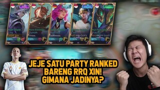 JEJE SATU PARTY RANKED MAIN BARENG @XINNN ! AUTO BANTAI LAND OF DAWN! - Mobile Legends