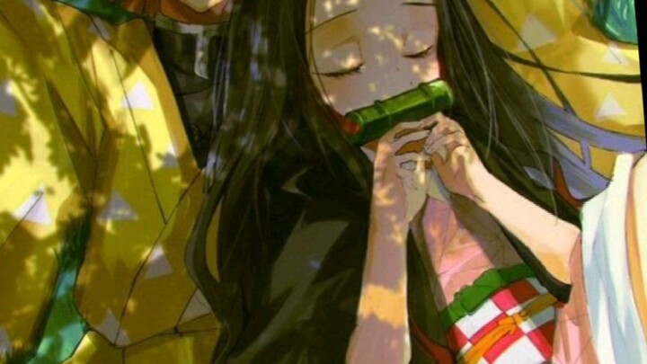 Nezuko and zenitsu is cute right