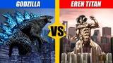 Godzilla vs Eren Attack Titan | SPORE