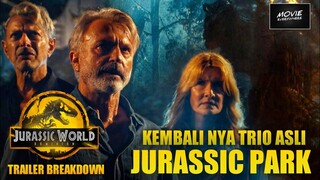 BERNOSTALGIA DGN HADIR NYA TRIO JURASSIC PARK | JURASSIC WORLD DOMINION TRAILER BREAKDOWN (2022)