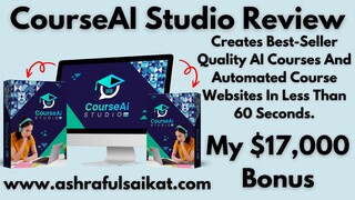 CourseAI Studio Review - Create Unlimited AI Courses (By Loveneet Rajora)