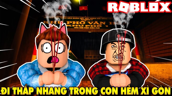 Roblox | KIA VAMY ĐI THẮP NHANG TRONG CON HẺM CỤT SÀI GÒN BỊ MA ÁM - The Paranoia Chap 1 | KiA Phạm