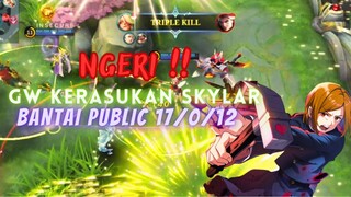 Gua kerasukan Skylar Cuy. Bantai publik 17/0/12