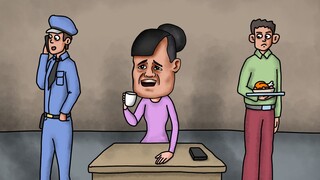 Coffee puzzle: Who stole this humorous lady’s cell phone?