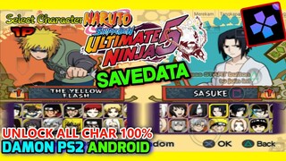 Savedata Naruto Ultimate Ninja 5 Damon PS2 Android Unlock Semua Karakter 100%