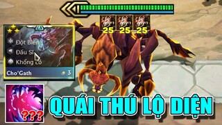 PHÁT SOCK VỚI CHO'GATH 3 SAO + 3 QUYỀN NĂNG HÓA QUÁI THỦ KHỔNG LỒ ĐTCL
