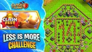 Clash Fest - Less is More Challenge | Clash of Clans