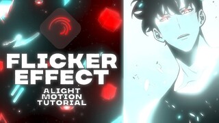 flicker effect in one minute | alight motion tutorial #shorts