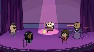 Cyanide Happy Show White-haired Grandpa VS Rock Guys