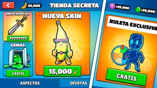 COMPRE TODA LA TIENDA 100% EXCLUSIVA DE STUMBLE GUYS y CONSIGO una NUEVA SKIN SECRATA🤑😱