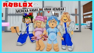 Aku Dan Adiku Hamil Bersama Dan Melahirkan Anak Kembar Di Roblox Brookhaven ft @Shasyaalala