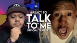 #React to Talk To Me Official Trailer