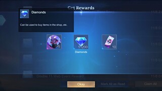 NEW EVENT! HURRY GET THIS NOW! NEW DOUBLE 11 EVENT MLBB - NEW EVENT MOBILE LEGENDS